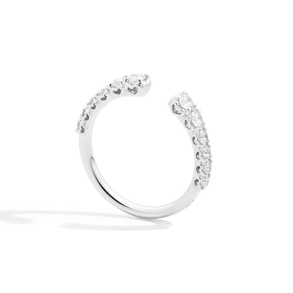 Recarlo Anniversary More Ring - R01FN008/066 (066) aus Weißgold mit Diamant