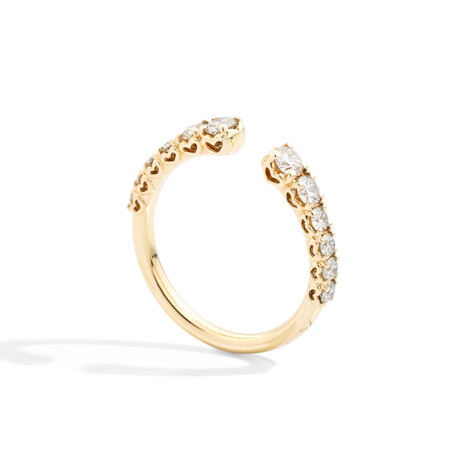 Recarlo Anniversary More Ring - R01FN008/G066 (G066) aus Gelbgold mit Diamant