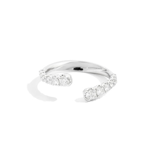 Recarlo Anniversary More Ring - R01FN009/066 (066) aus Weißgold mit Diamant
