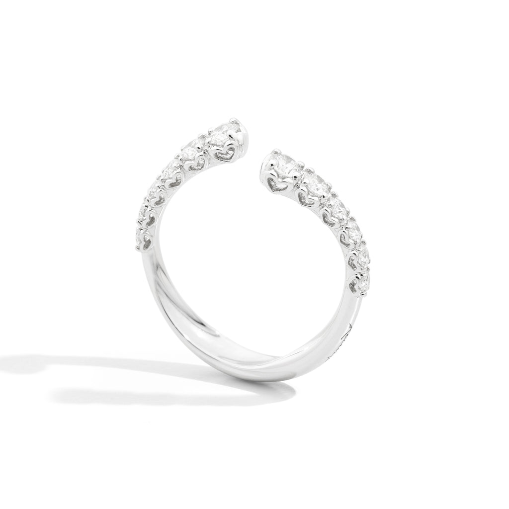 Recarlo Anniversary More Ring - R01FN009/066 (066) aus Weißgold mit Diamant
