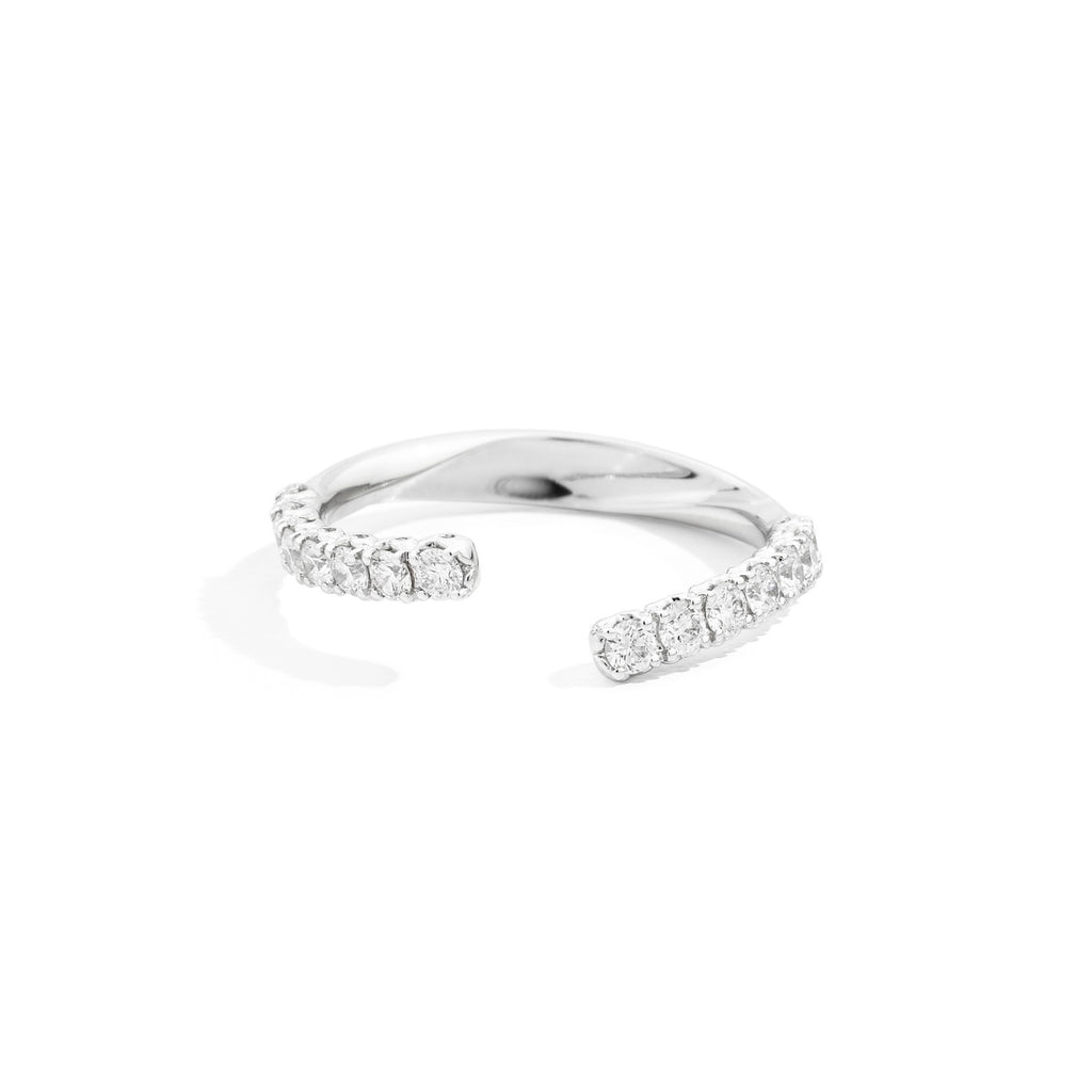 Recarlo Anniversary More Ring - R86FN003/055 (055) aus Weißgold mit Diamant