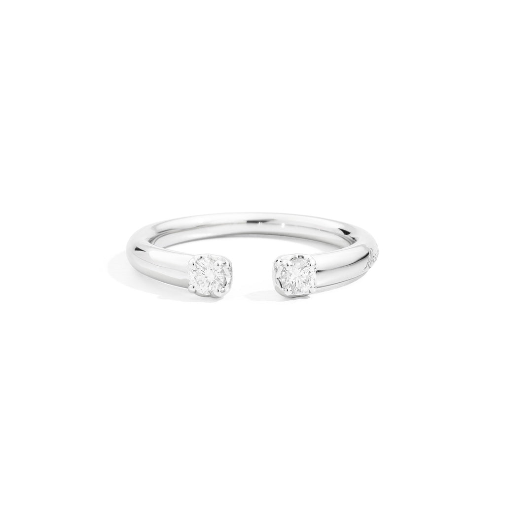 Recarlo Anniversary More Ring - R86FN005/020 (020) aus Weißgold mit Diamant