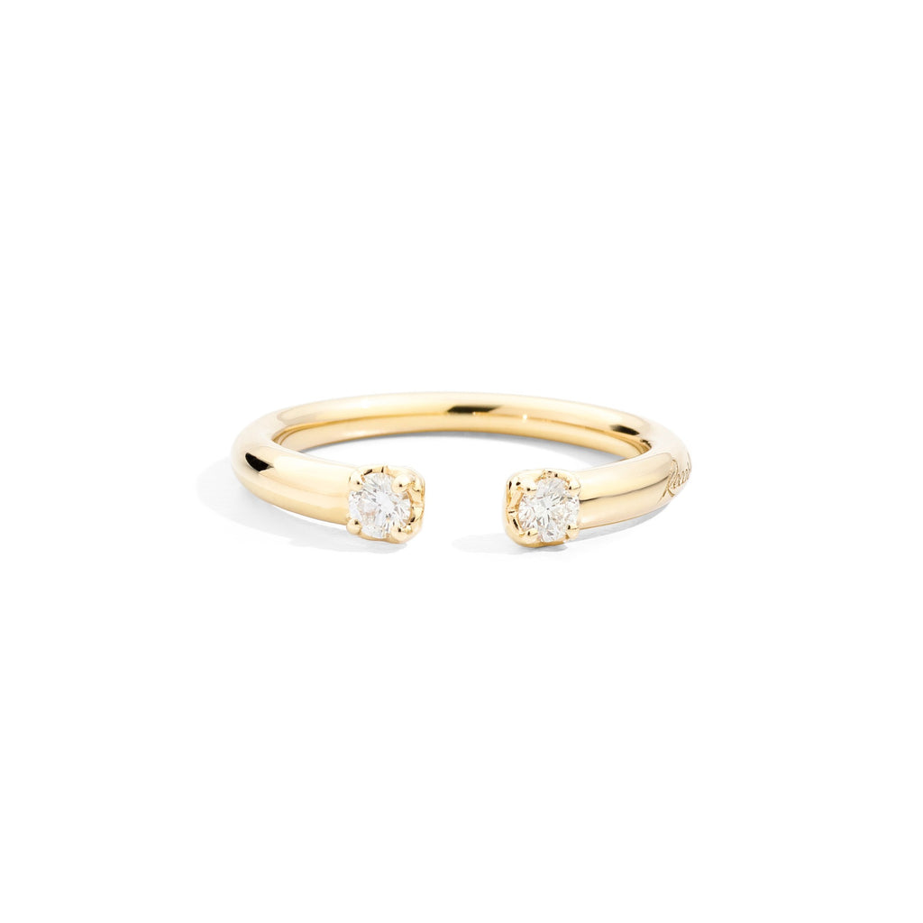 Recarlo Anniversary More Ring - R86FN005/G020 (G020) aus Gelbgold mit Diamant