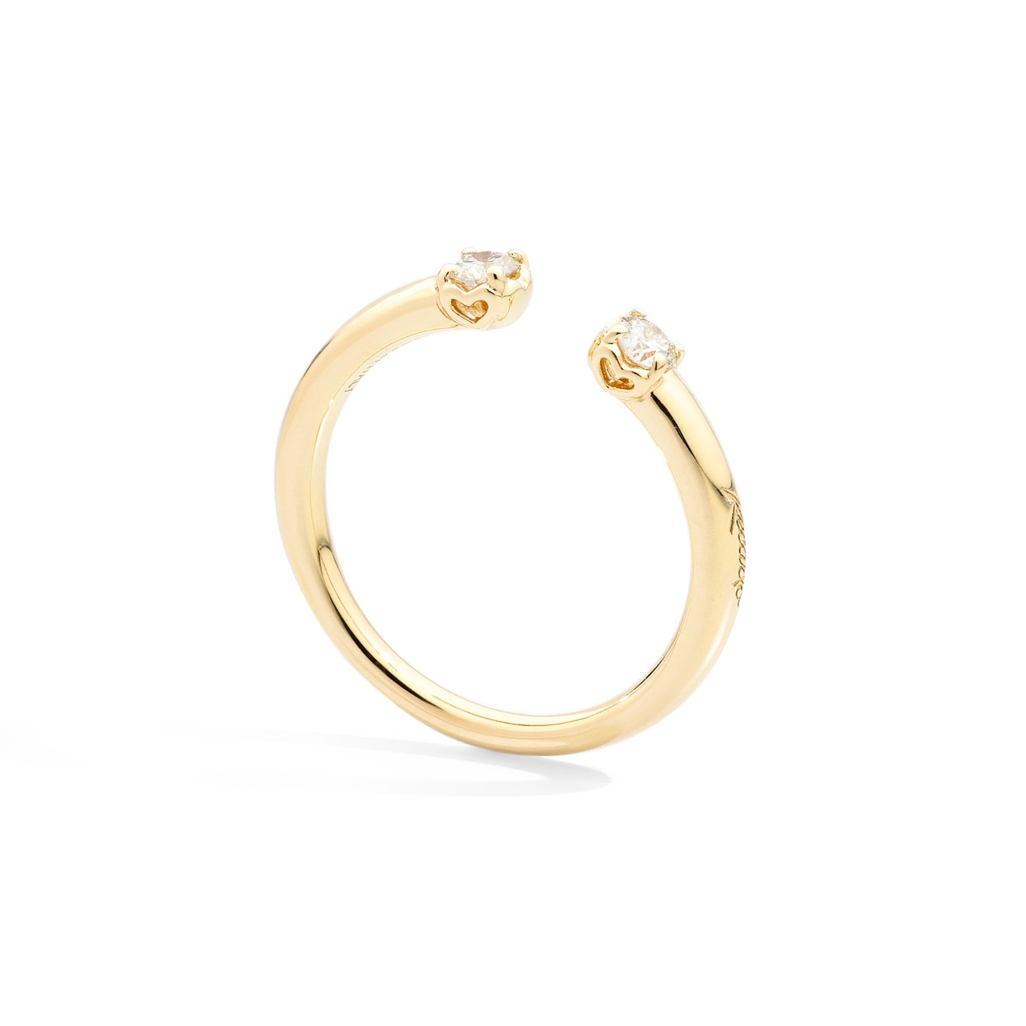 Recarlo Anniversary More Ring - R86FN005/G020 (G020) aus Gelbgold mit Diamant