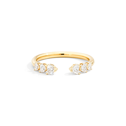 Recarlo Anniversary More Ring - R86FN011/G044 (G044) aus Gelbgold mit Diamant