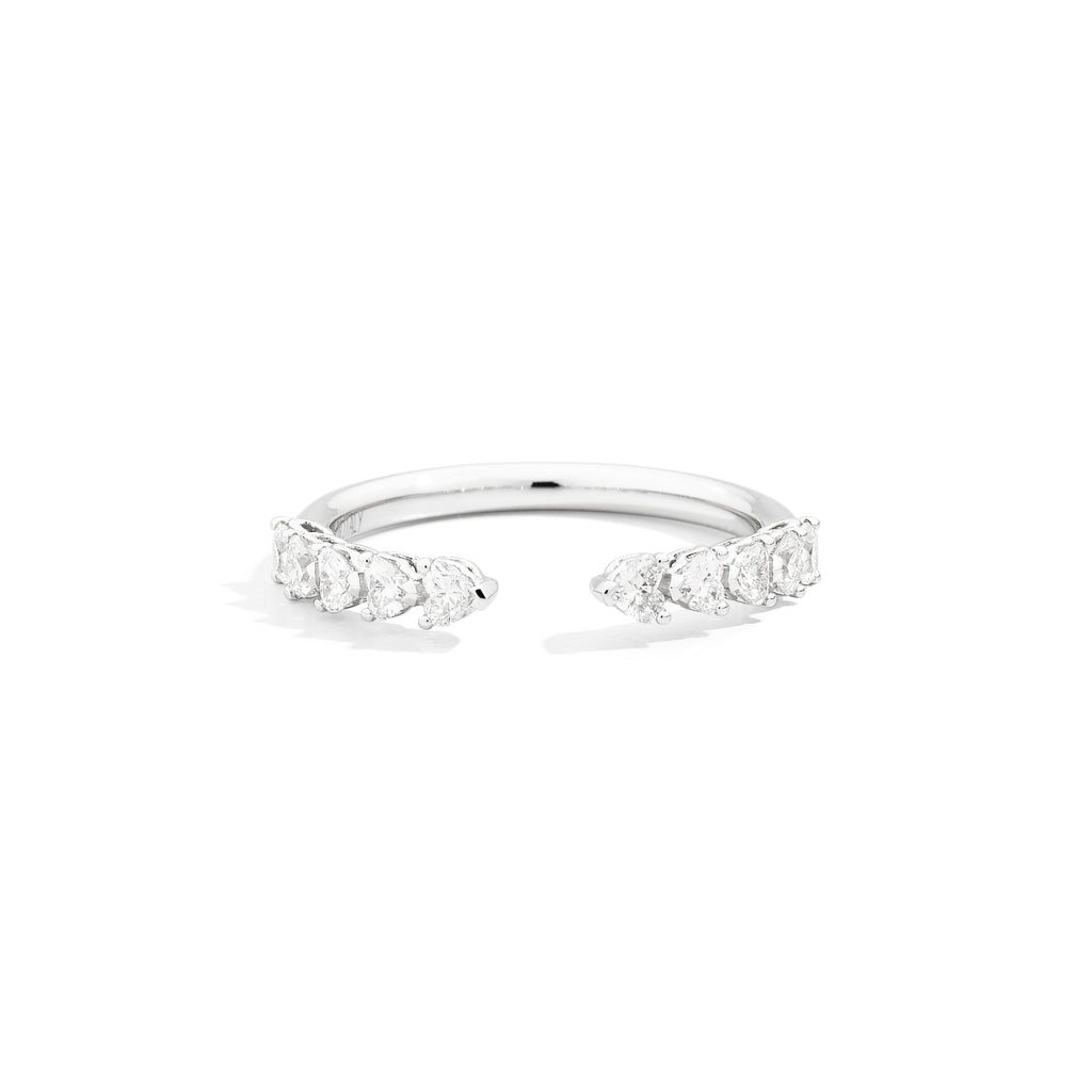 Recarlo Anniversary More Ring - R86FN012/050 (050) aus Weißgold mit Diamant