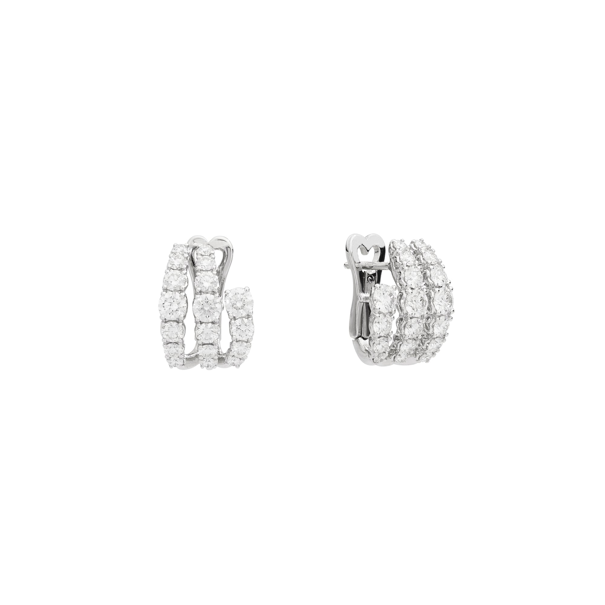 Recarlo Anniversary Ohrringe - E01CE005/185 (185) aus Weißgold mit Diamant