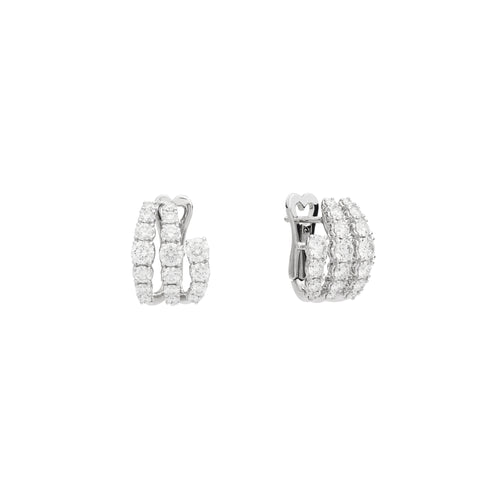 Recarlo Anniversary Ohrringe - E01CE005/185 (185) aus Weißgold mit Diamant