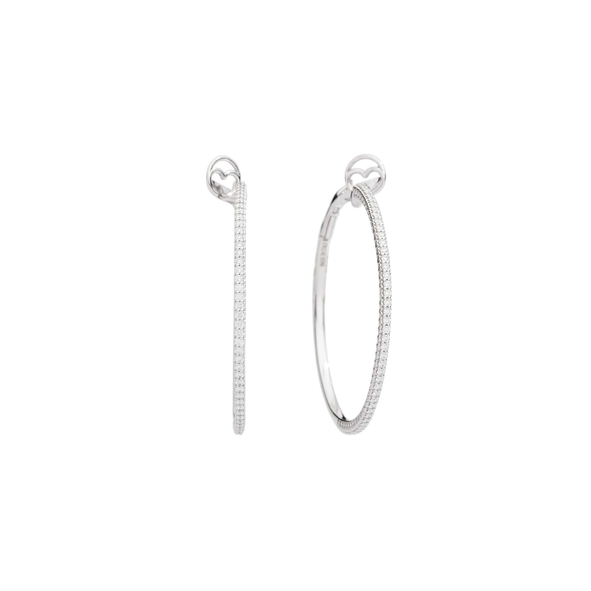 Recarlo Anniversary Ohrringe - E01CL004/098 (098) aus Weißgold mit Diamant