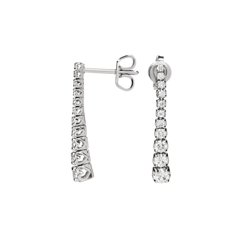 Recarlo Anniversary Ohrringe - E01PL747/070 (070) aus Weißgold mit Diamant