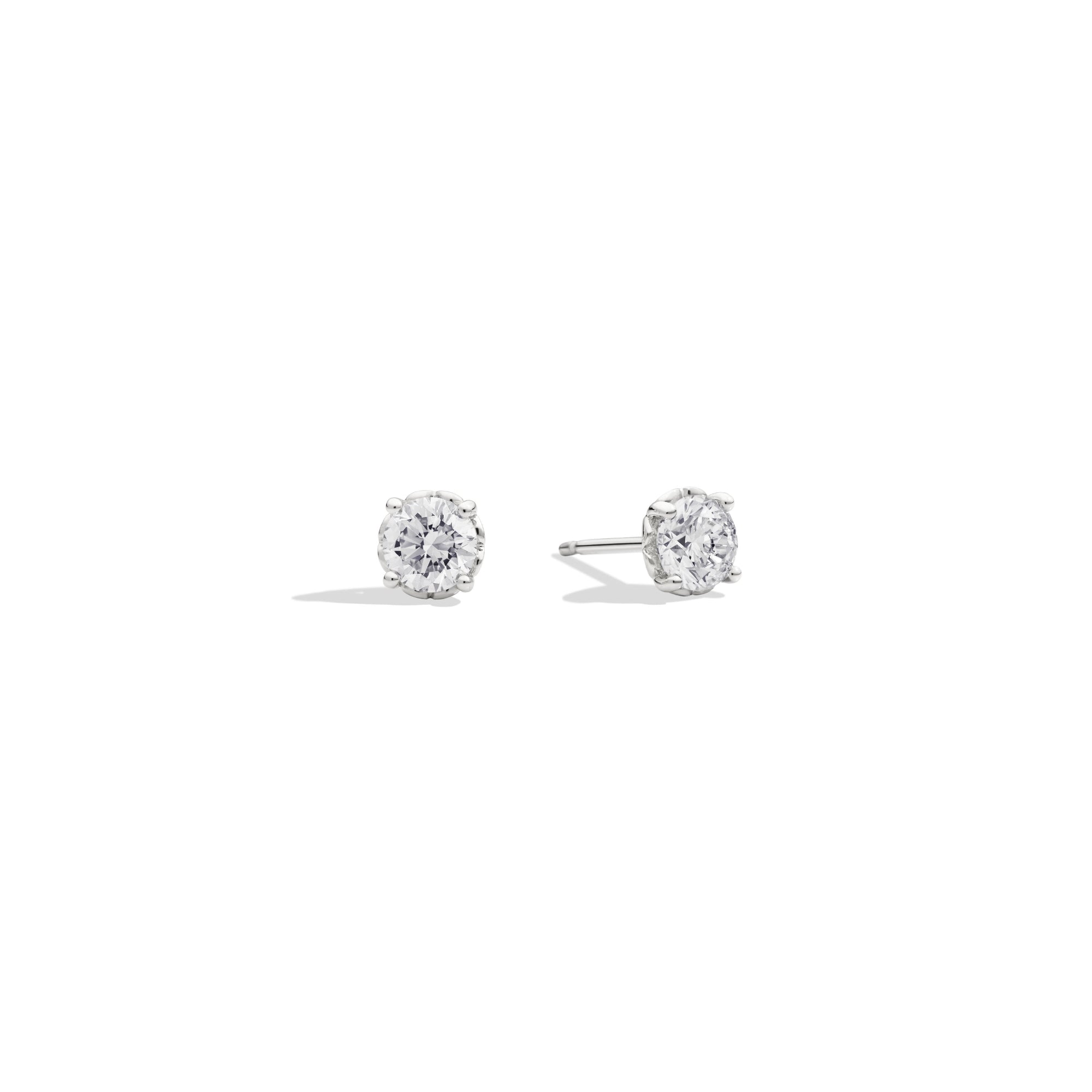 Recarlo Anniversary Ohrstecker - E01PX001/041 (041) aus Weißgold mit Diamant
