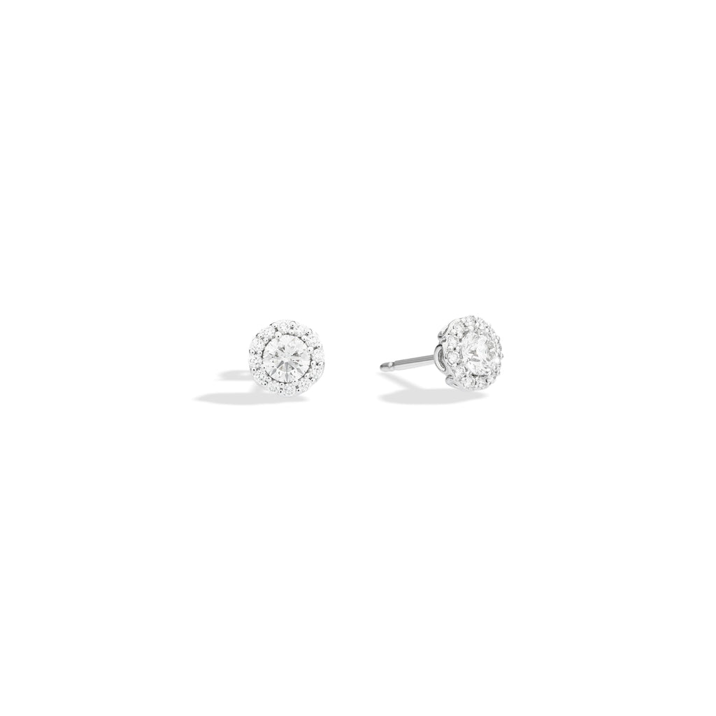 Recarlo Anniversary Ohrstecker - E01SC018/041 (041) aus Weißgold mit Diamant