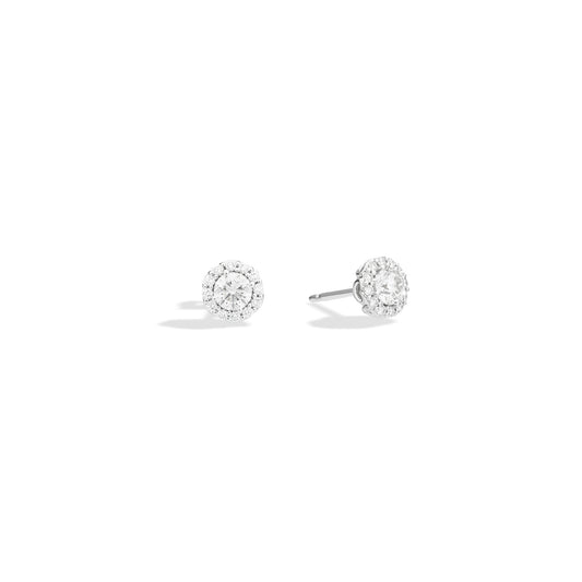Anniversary Ohrstecker, Weißgold • Diamant von Recarlo (E01SC018/041)