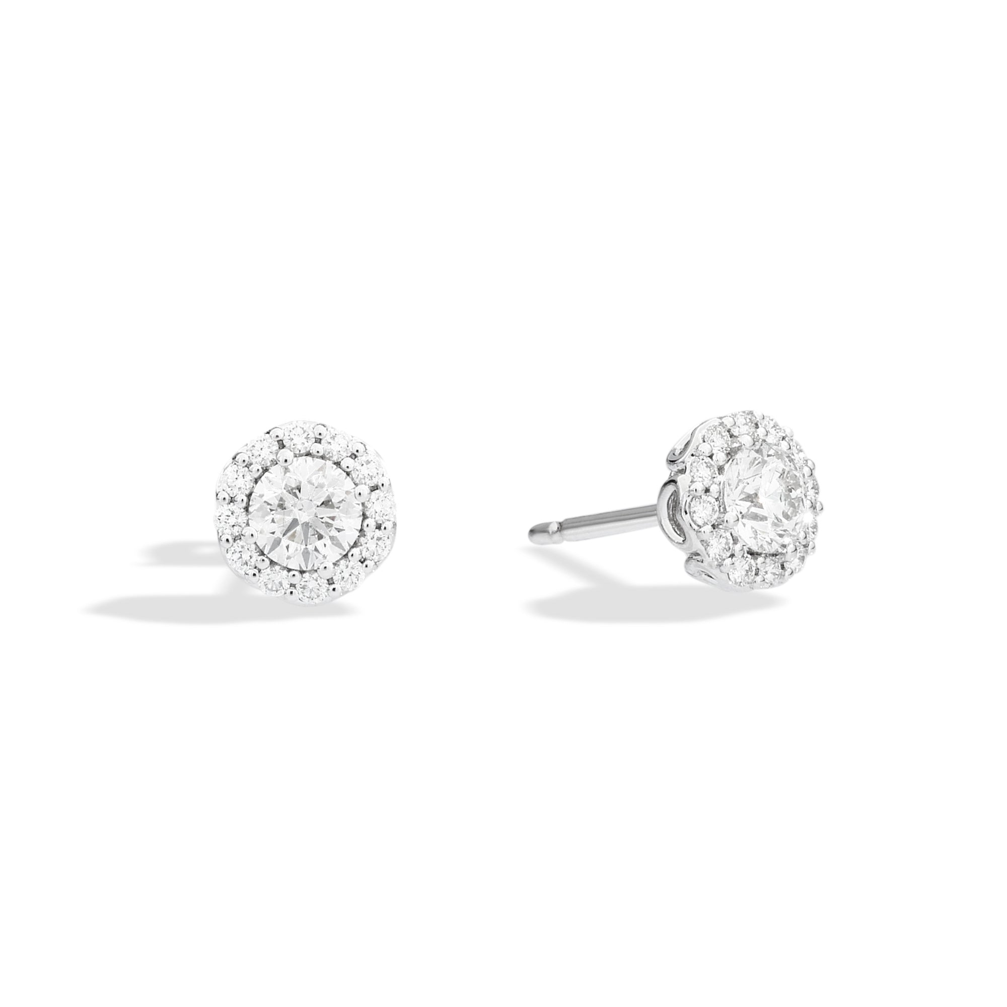 Recarlo Anniversary Ohrstecker - E01SC018/063 (063) aus Weißgold mit Diamant