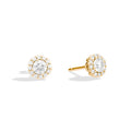 Recarlo Anniversary Ohrstecker - E01SC018/G063 (G063) aus Gelbgold mit Diamant