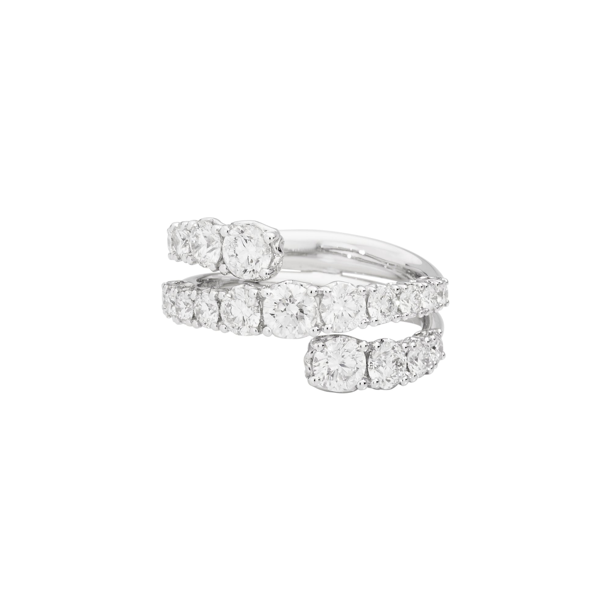Recarlo Anniversary Ring - R01FM005/124 (124) aus Weißgold mit Diamant