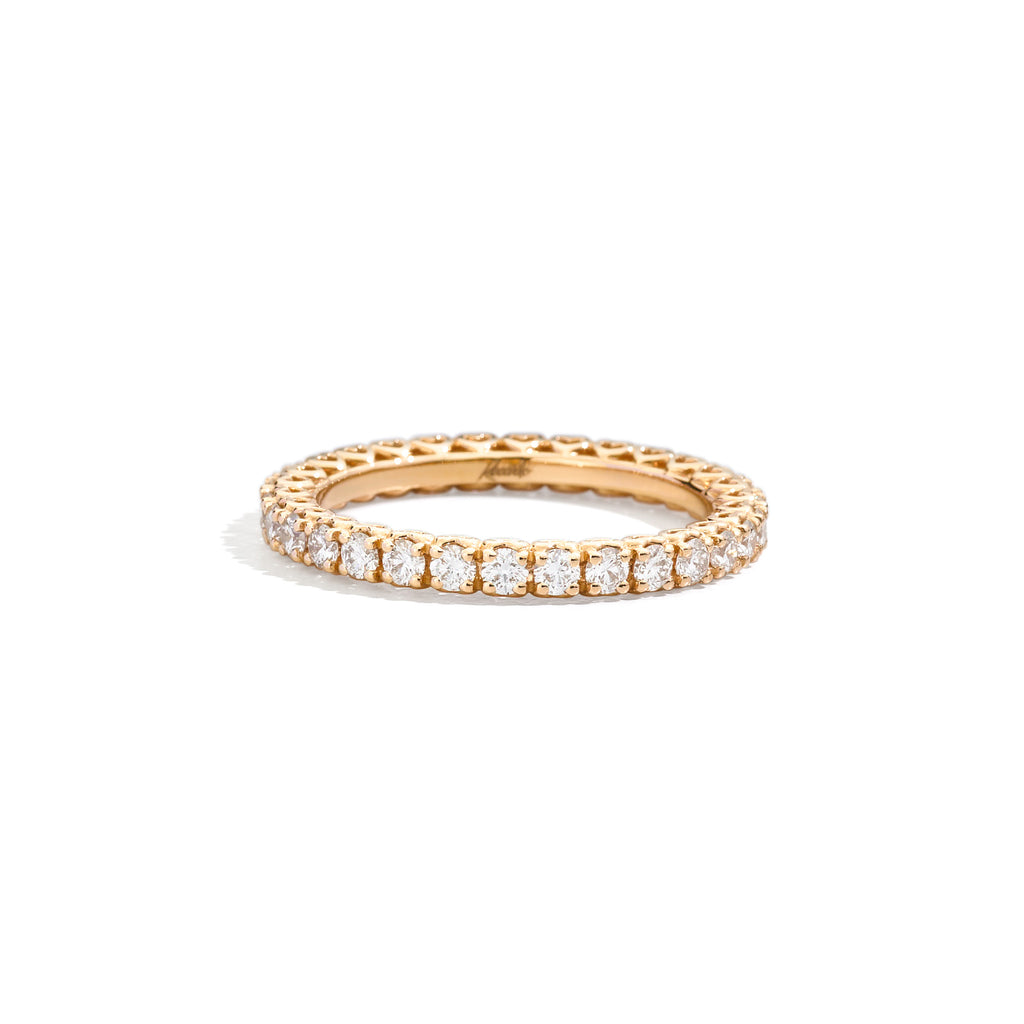 Recarlo Anniversary Ring - R01GD736/G (G) aus Gelbgold mit Diamant