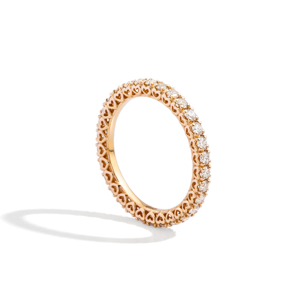 Recarlo Anniversary Ring - R01GD736/G (G) aus Gelbgold mit Diamant