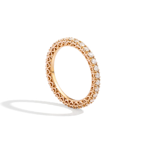Recarlo Anniversary Ring - R01GD738/G (G) aus Gelbgold mit Diamant