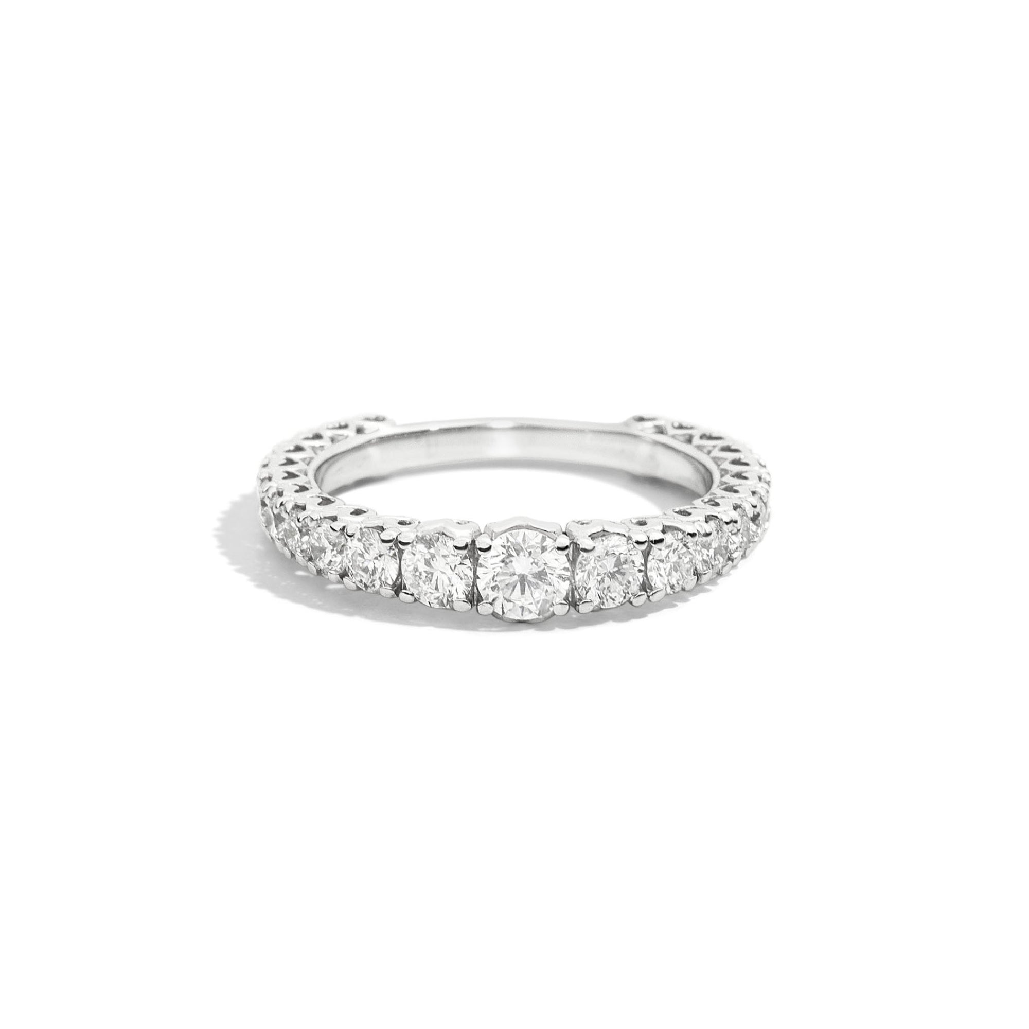 Recarlo Anniversary Ring - R01MS747/100 (100) aus Weißgold mit Diamant