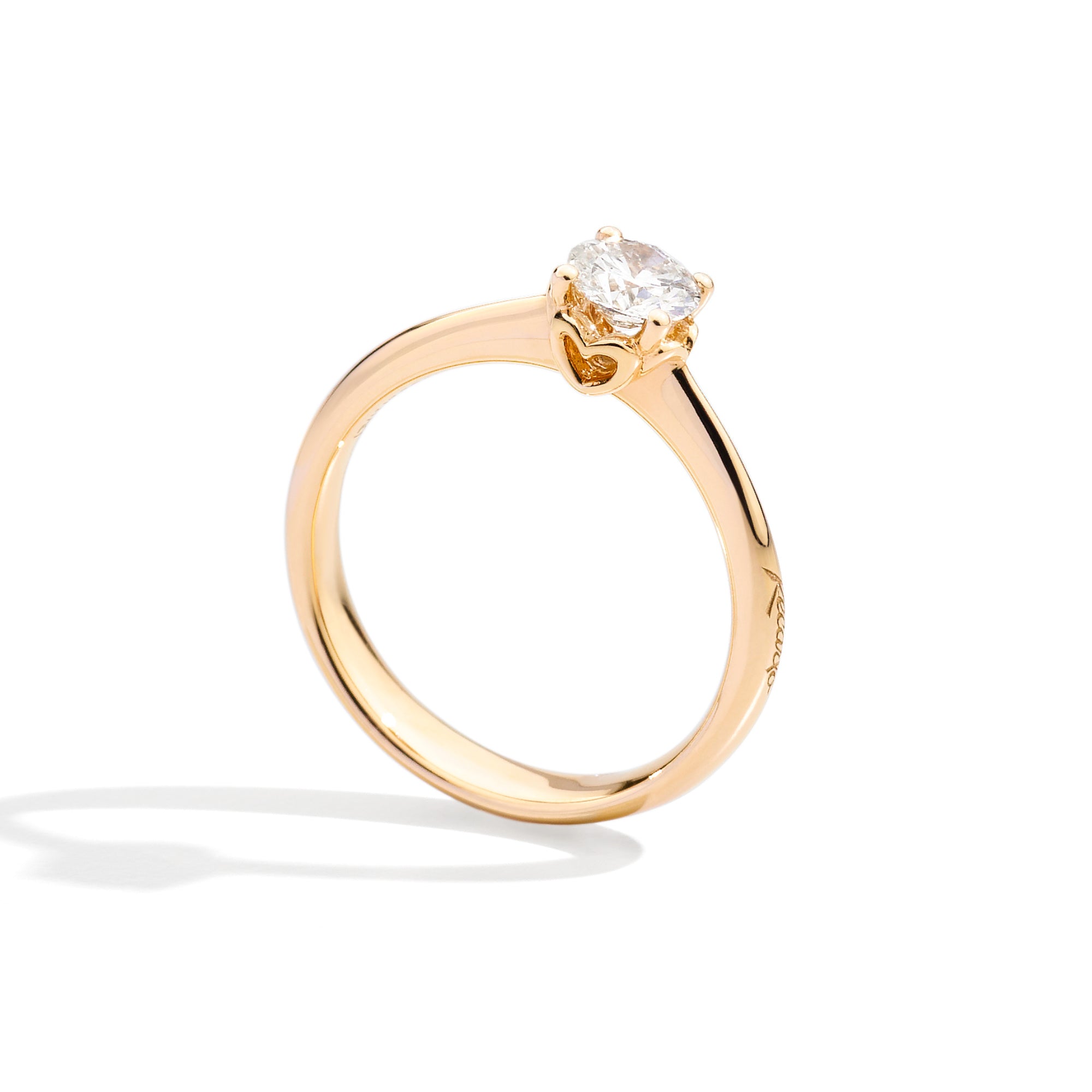 Recarlo Anniversary Ring - R01SO001/G016 (G016) aus Gelbgold mit Diamant