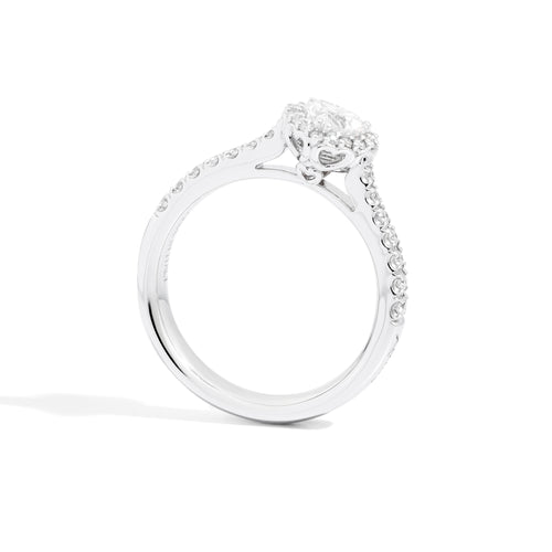 Recarlo Anniversary Ring - R67SC022/056 (056) aus Weißgold mit Diamant