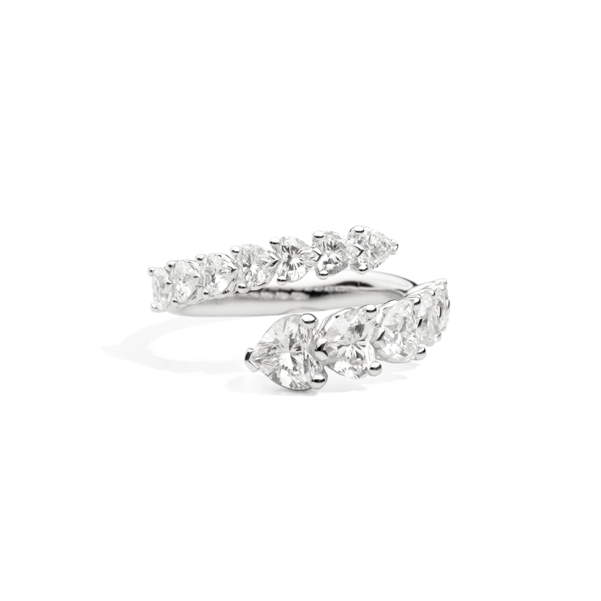 Recarlo Contrarie Damenring - R67CO004/235 (235) aus Weißgold mit Diamant