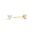 Recarlo Ohrstecker - E67PX001/G051 (G051) aus Gelbgold mit Diamant