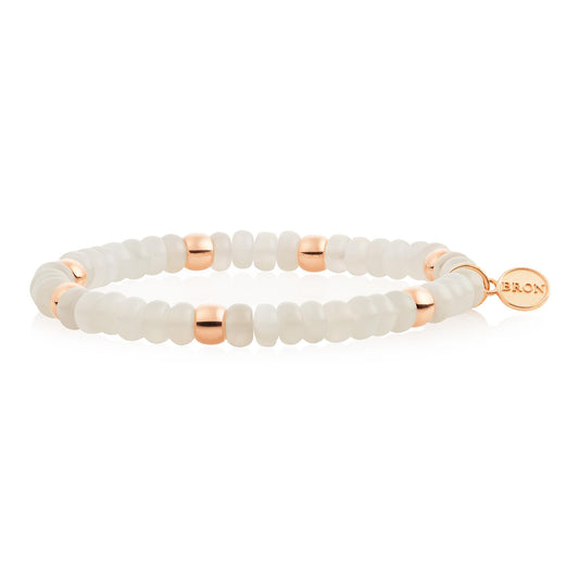 Reflex Armband, Roségold • Mondstein von Bron (8AR3985MIX45)