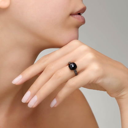 Ring Capri, Roségold • Diamant • Onyx von Pomellato (PAB1040O7000DBKON)