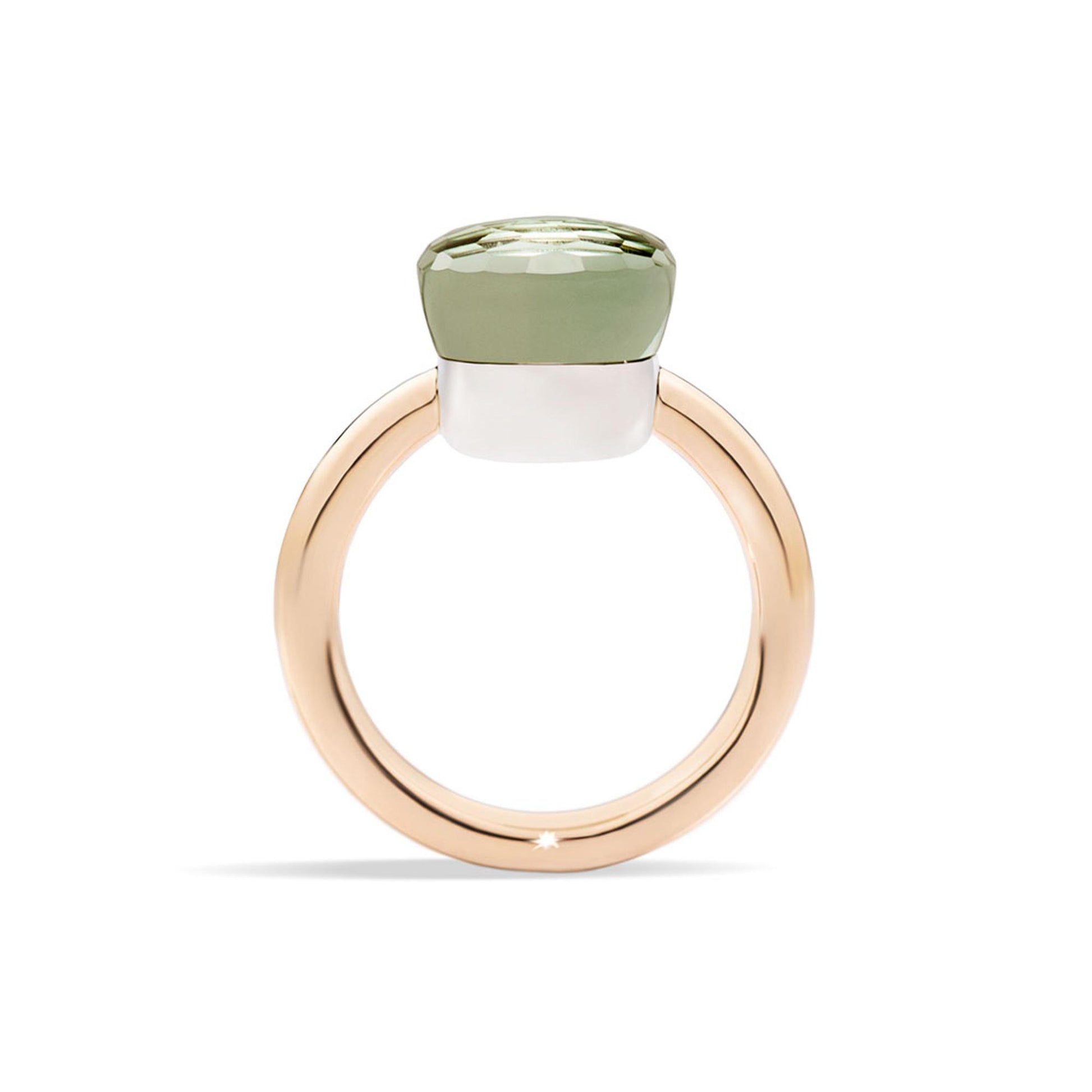 Ring Nudo, Bicolor-Gold • Prasiolith von Pomellato (PAA1100O6000000PA)