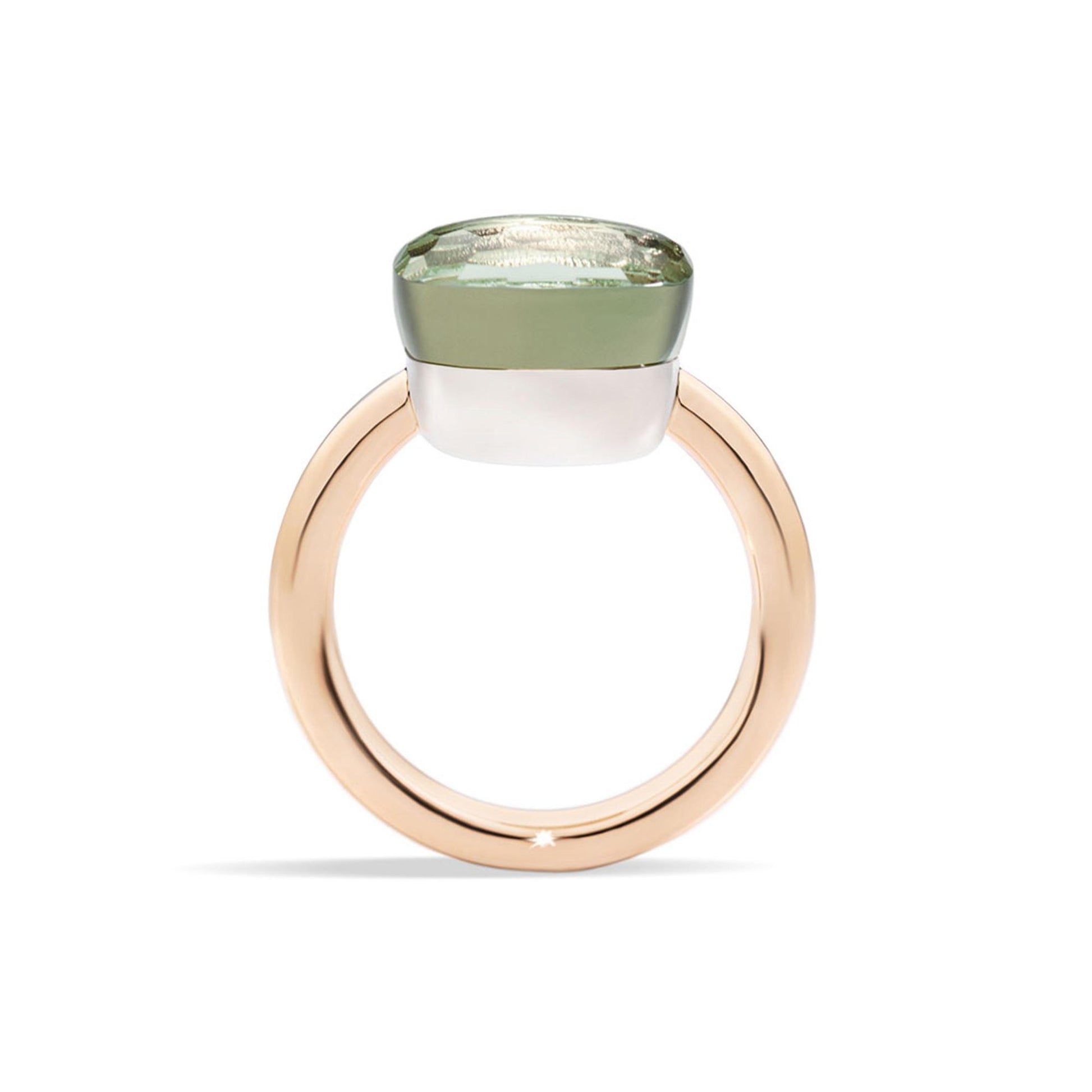 Ring Nudo, Bicolor-Gold • Prasiolith von Pomellato (PAB2010O6000000PA)