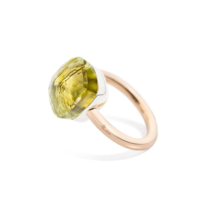 Ring Nudo, Bicolor-Gold • Zitronenquarz von Pomellato (PAB2010O6000000QL)
