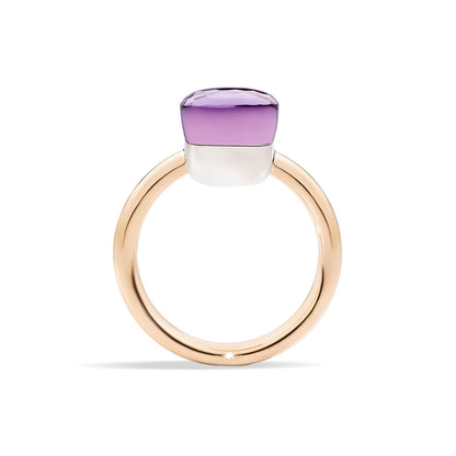 Ring Nudo, Bicolor-Gold • Amethyst von Pomellato (PAB4030O6000000OI)
