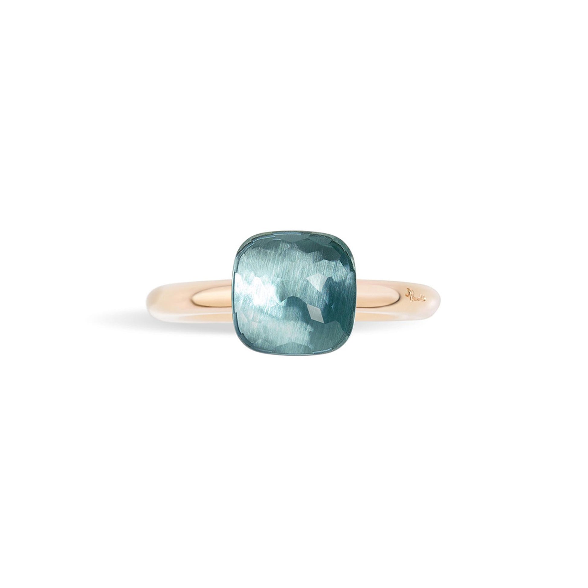 Ring Nudo, Bicolor-Gold • Topas von Pomellato (PAB4030O6000000OY)