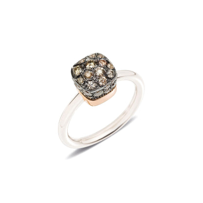 Ring Nudo, Bicolor-Gold • Diamant von Pomellato (PAB5010O6000DBR00)
