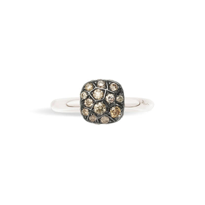 Ring Nudo, Bicolor-Gold • Diamant von Pomellato (PAB5010O6000DBR00)