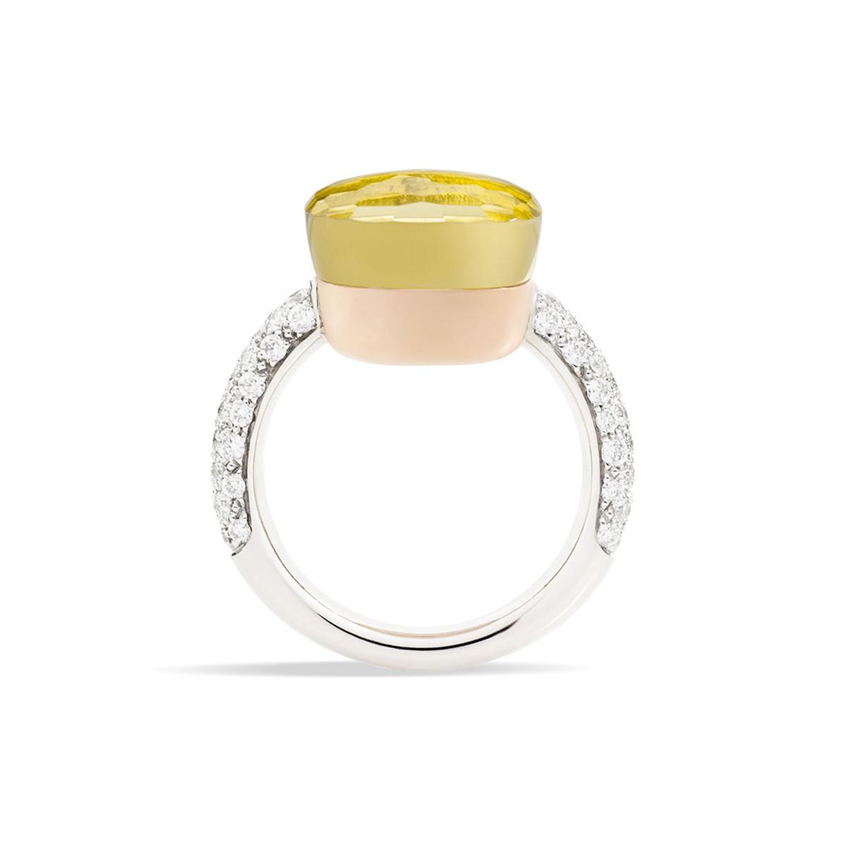 Ring Nudo Roségold und Weißgold von Pomellato (Ref. PAB4010O6000DB0QL)