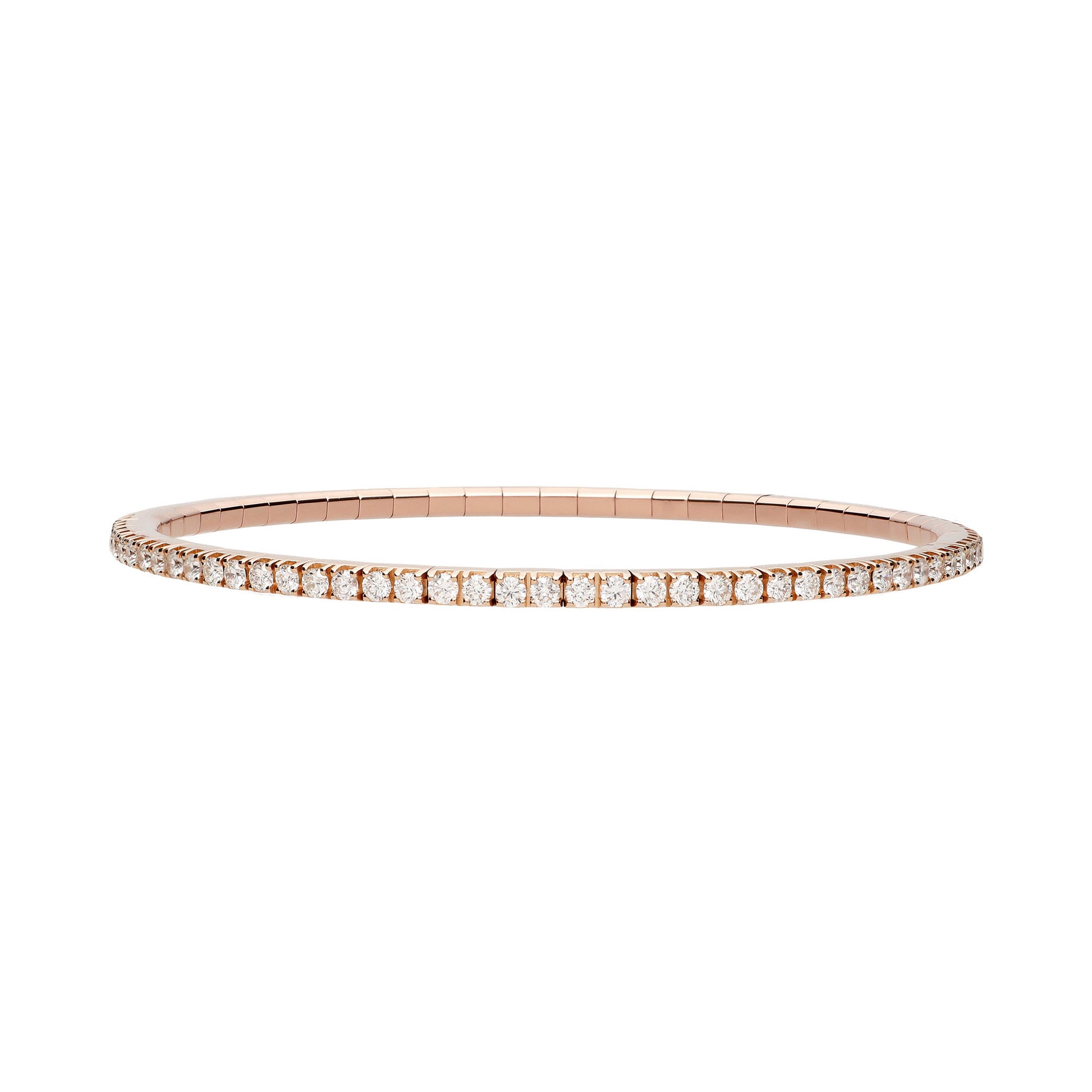 Tennisarmband, Roségold • Diamant von Roberto Demeglio (BTE25DBW)