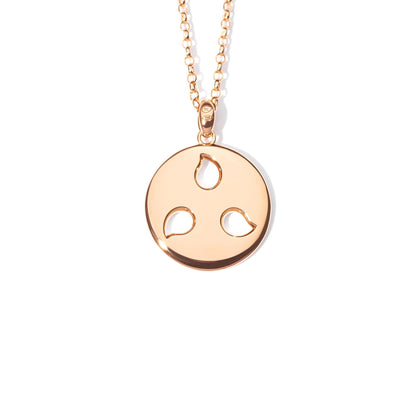 SAND DOLLAR Anhänger large Candy, Roségold • Edelsteine von Tamara Comolli (P-SD-l-rg)