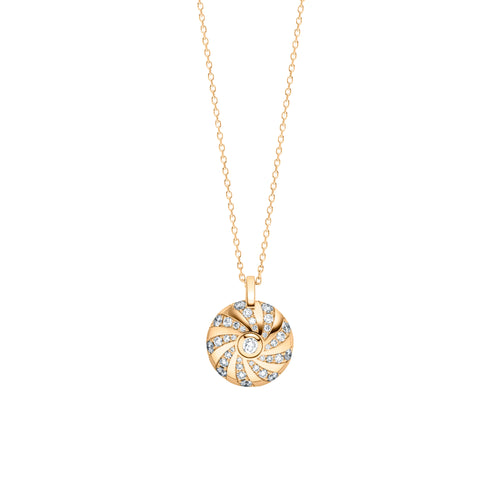 Schaffrath 360 – THREE SIXTY Collier - 114_MD004_080_GW (GW) aus Gelbgold mit Diamant
