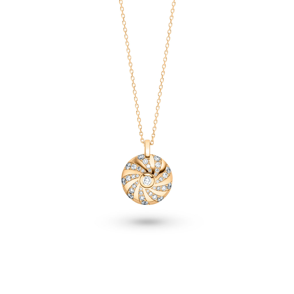 Schaffrath 360 – THREE SIXTY Collier - 114_MD004_080_GW (GW) aus Gelbgold mit Diamant