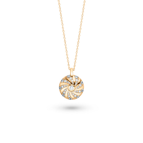 Schaffrath 360 – THREE SIXTY Collier - 114_MD004_080_GW (GW) aus Gelbgold mit Diamant