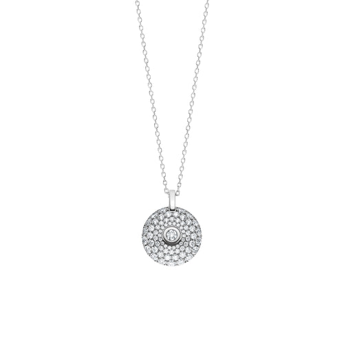 Schaffrath 360 – THREE SIXTY Collier - 214_MD003_150_WW (WW) aus Weißgold mit Diamant