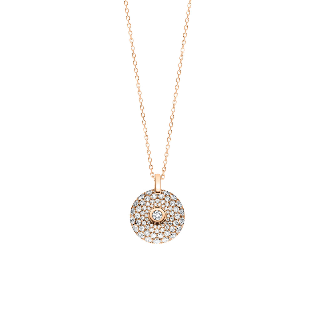 Schaffrath 360 – THREE SIXTY Collier - 754_MD003_150_RW (RW) aus Roségold mit Diamant
