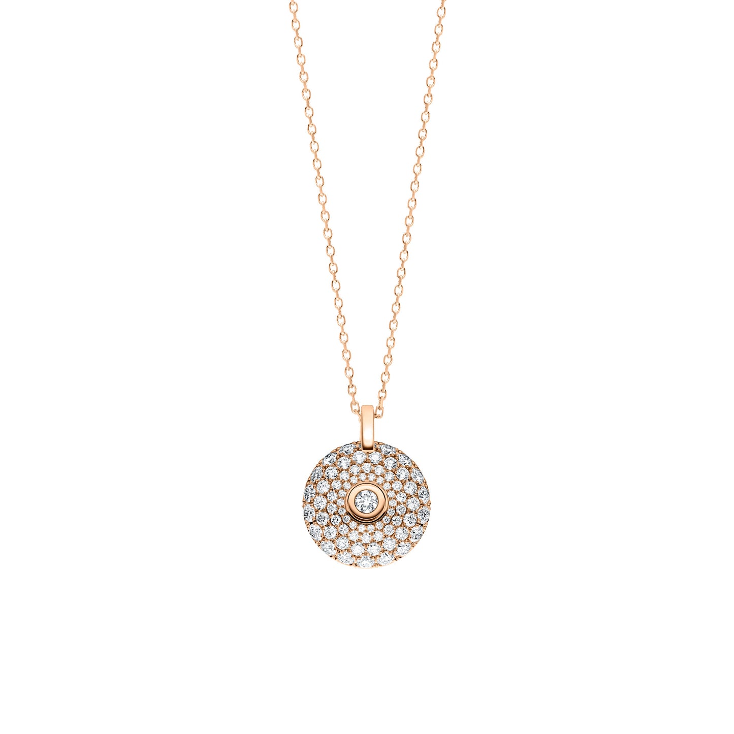 Schaffrath 360 – THREE SIXTY Collier - 754_MD003_150_RW (RW) aus Roségold mit Diamant