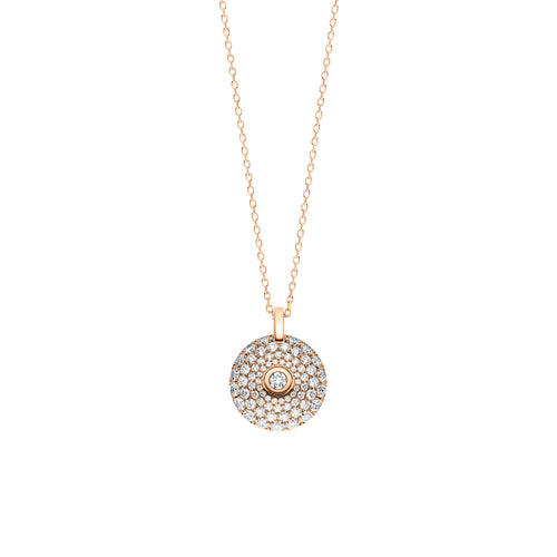 Schaffrath 360 – THREE SIXTY Collier - 754_MD003_150_RW (RW) aus Roségold mit Diamant