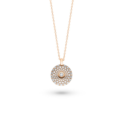 Schaffrath 360 – THREE SIXTY Collier - 754_MD003_150_RW (RW) aus Roségold mit Diamant