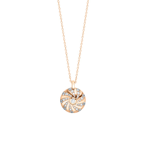 Schaffrath 360 – THREE SIXTY Collier - 754_MD004_080_RW (RW) aus Roségold mit Diamant