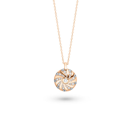 Schaffrath 360 – THREE SIXTY Collier - 754_MD004_080_RW (RW) aus Roségold mit Diamant